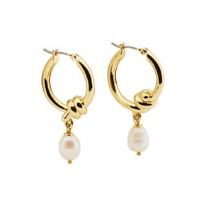 Kate Spade New York Ropes & Knots Pearl Drop Hoops